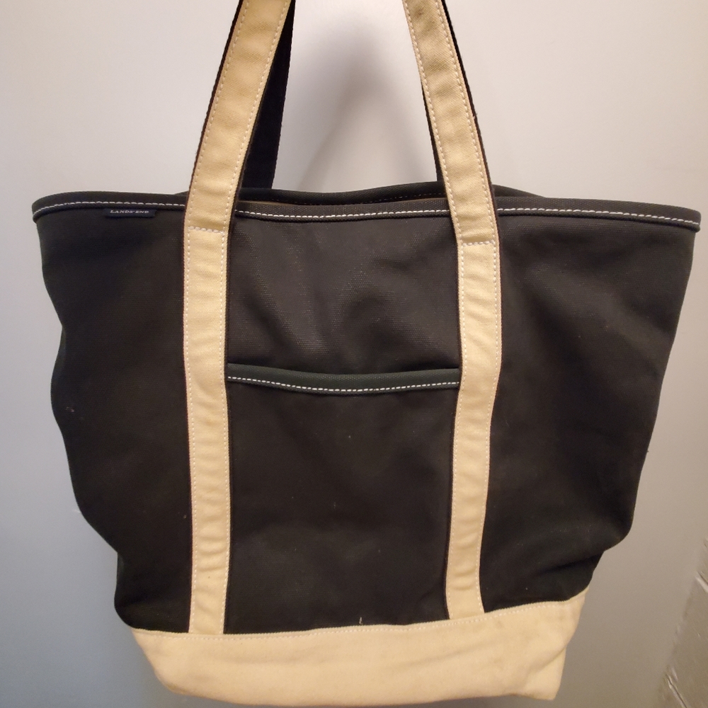 Lands End canvas tote